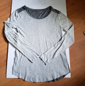 Madewell Whisper Cotton crewneck Colorblock XS